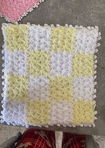 Renkli Örgü Banyo Süngeri Seti Örgü Lif - Görsel 3