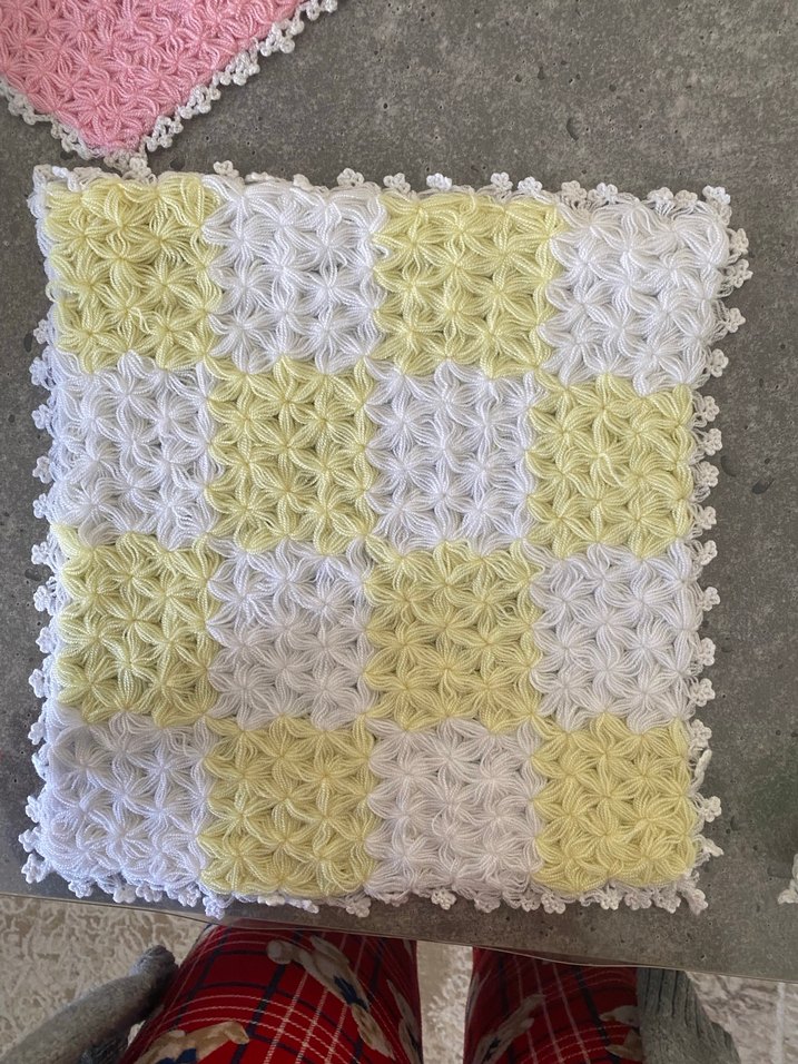 Renkli Örgü Banyo Süngeri Seti Örgü Lif - Görsel 3