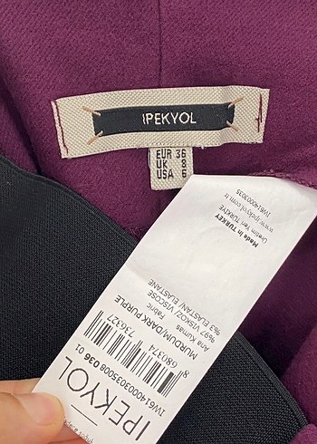 s Beden İPEKYOL 36 BEDEN MÜRDÜM TAYT PANTOLON