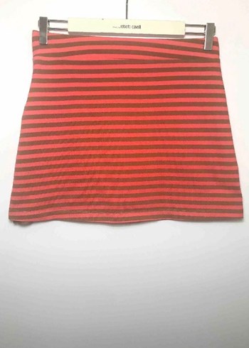 ZARA S BEDEN ÇİZGİLİ ETEK ORİJİNAL - Görsel 5