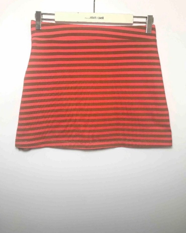ZARA S BEDEN ÇİZGİLİ ETEK ORİJİNAL - Görsel 5