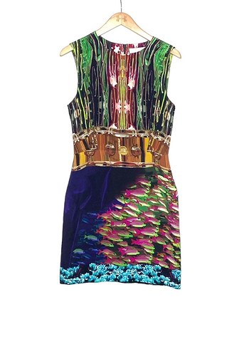 Mary Katrantzou 36 Beden Orijinal İpek Elbise - Görsel 6