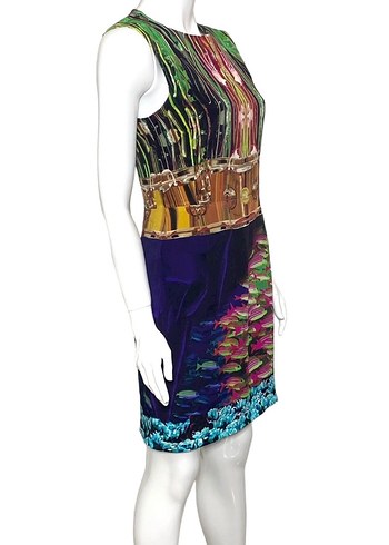 Mary Katrantzou 36 Beden Orijinal İpek Elbise - Görsel 4