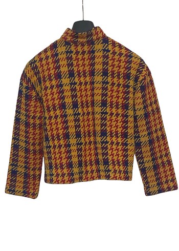 ZARA S BEDEN RENKLİ TRİKO HIRKA ORJ - Görsel 10