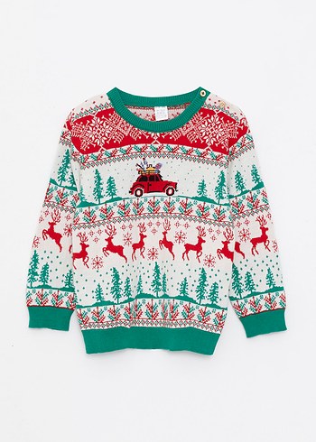 LCW 45 YAŞ YILBAŞI TEMALI TRİKO KAZAK ORİJİNAL - Görsel 3