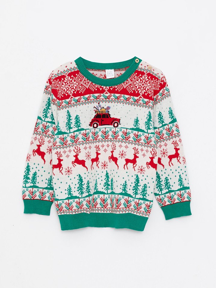 LCW 45 YAŞ YILBAŞI TEMALI TRİKO KAZAK ORİJİNAL - Görsel 3