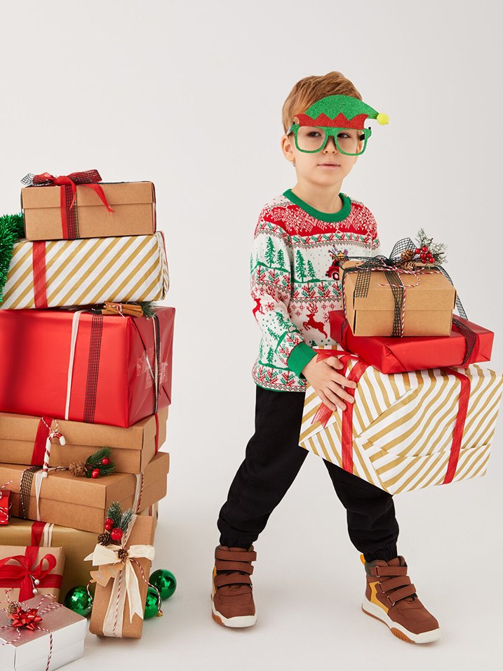 LCW 45 YAŞ YILBAŞI TEMALI TRİKO KAZAK ORİJİNAL - Görsel 2