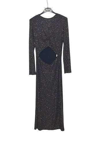 SANDRO 38 BEDEN SİMLİ GECE ELBİSESİ YENİ ETİKETLİ ORİJİNAL - Görsel 10