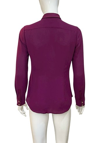 Ted Baker 36 Beden Mürdüm Gömlek Orijinal - Görsel 5