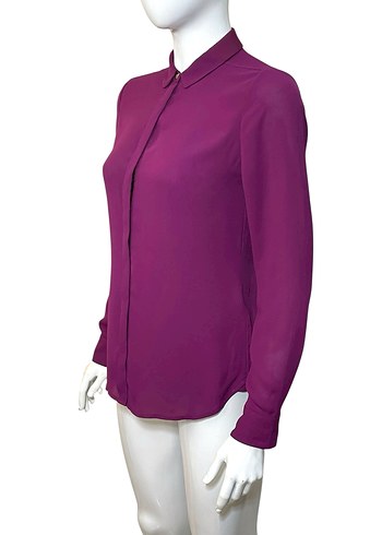 Ted Baker 36 Beden Mürdüm Gömlek Orijinal - Görsel 4