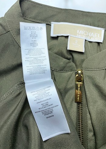 m Beden MICHAEL KORS M Beden Haki Bluz Orijinal