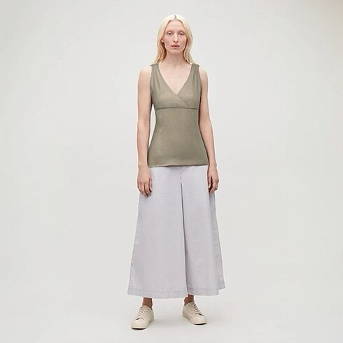 SILK & CASHMERE M BEDEN BEJ BLUZ ORİJİNAL
