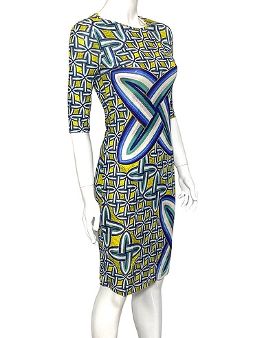 s Beden çeşitli Renk PETER PILOTTO 36 BEDEN DESENLİ ELBİSE ORİJİNAL