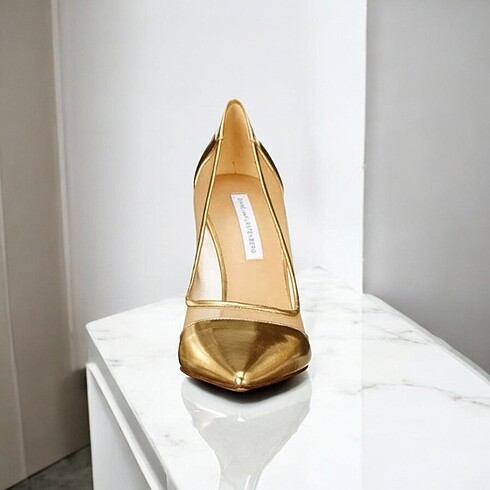 35,5 Beden altın Renk DIANE VON FURSTENBERG 35,5 NO GOLD AYAKKABI ORİJİNAL