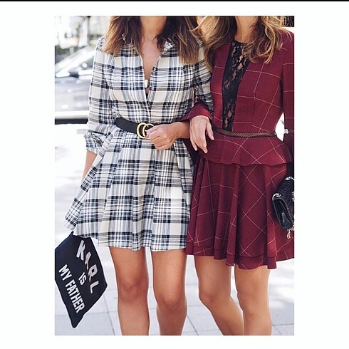 My Best Friends MY BEST FRİENDS M BEDEN BORDO ETEK ORİJİNAL