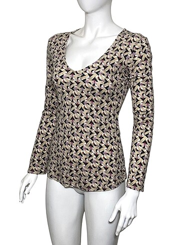 See By Chloe SEE BY CHLOE 38 BEDEN DESENLİ BLUZ ORJ