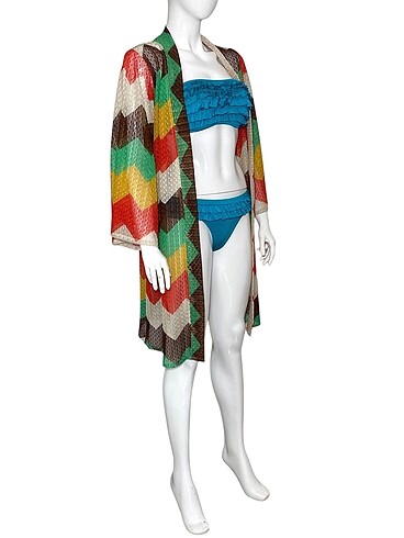 ŞENNUR KESKİN / ALLSENCES TASARIMI 36 BEDEN PAREO YENİ ? ETİKETL - Görsel 9