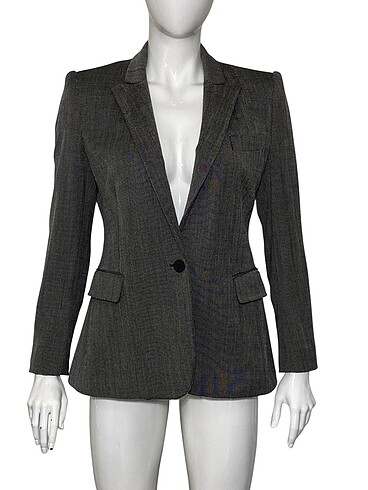 STELLA McCARTNEY 40 BEDEN GRİ BLAZER CEKET ? SAF LÜKS VE ZARAFET