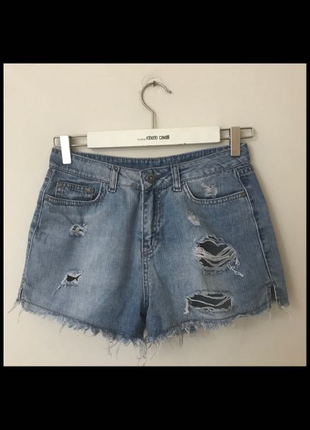38 Beden RIVER ISLAND 38/ M BEDEN PERFORATED JEAN ŞORT