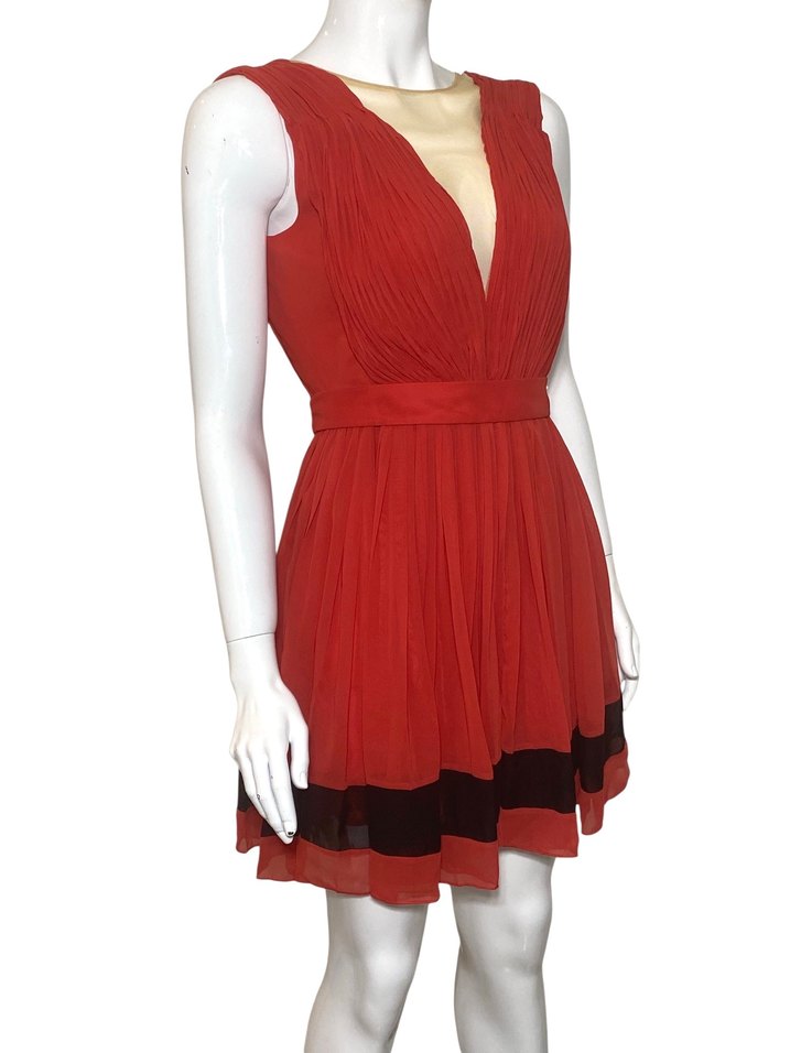 AJDA PEKKAN for TWIST  38 Beden Kırmızı Elbise - Görsel 4