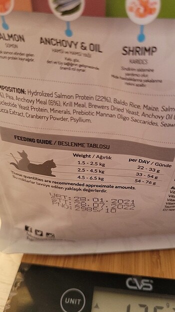  Beden Felicia Somonlu Yetişkin Kedi Maması 1.7 kg