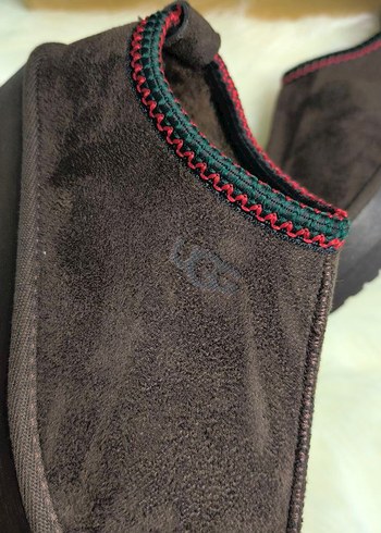 Kahverengi Kürklü Dolgu Topuk Kadın Terlik - Görsel 2