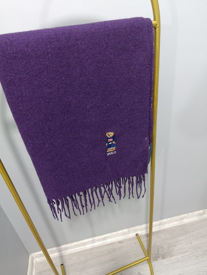 Mor Kadın Şal Püsküllü Bohem Tarz - Görsel 3