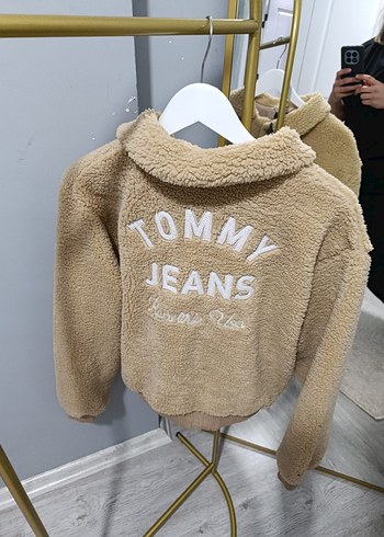 Bej Kadın Mini Peluş Ceket - Görsel 18