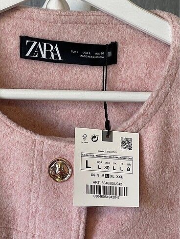 Zara Zara pembe ceket