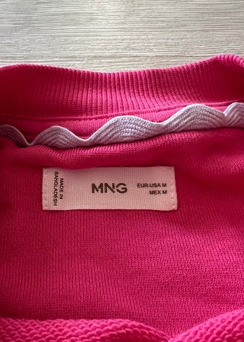 m Beden Mango pembe sweatshirt