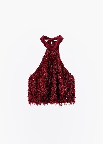 Zara Püsküllü pullu top