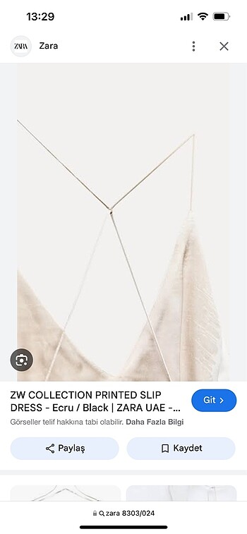 l Beden ten rengi Renk Zara desenli slip elbise