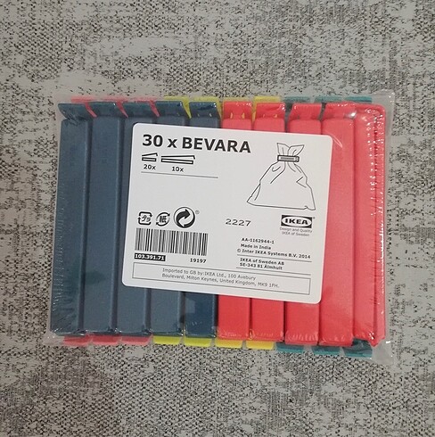 İkea poşet mandalı 2 paket
