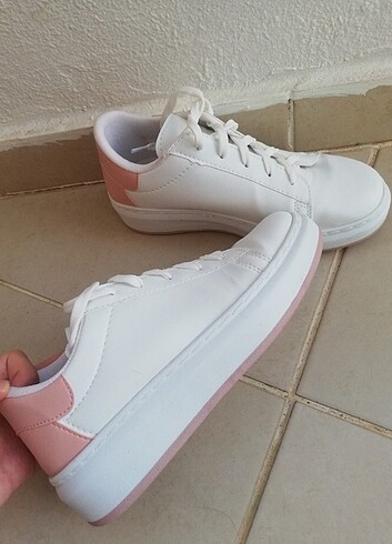 38 Beden beyaz Renk Beyaz spor ayakkabı 