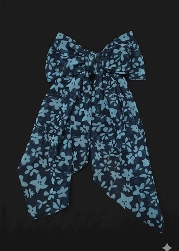 siyah beyaz fiyonk toka - Görsel 2