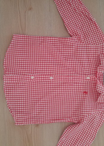 Kırmızı Ekose Uzun Kollu Erkek Gömlek - Görsel 2