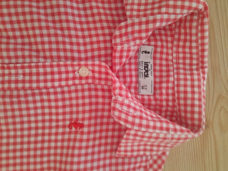 Kırmızı Ekose Uzun Kollu Erkek Gömlek - Görsel 3