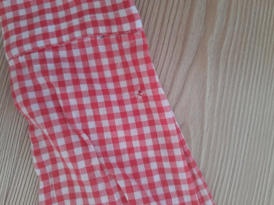 Kırmızı Ekose Uzun Kollu Erkek Gömlek - Görsel 5