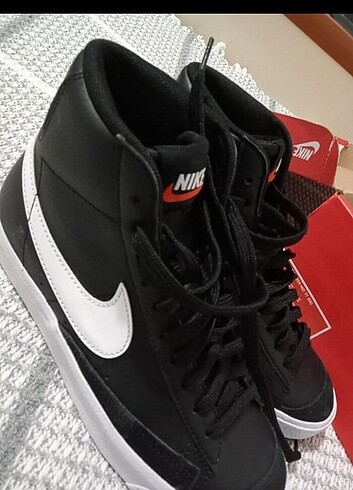 38 Beden nike blazer kadin siyah ayakkabı 