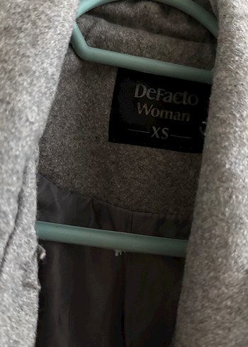 Gri Kadın Kışlık Kürklü Midi Mont - Görsel 3