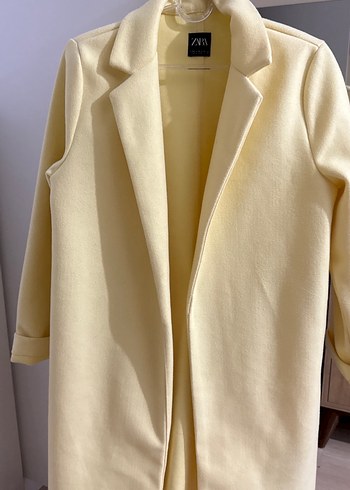 Sarı Düz Kesim Kaban - Görsel 6