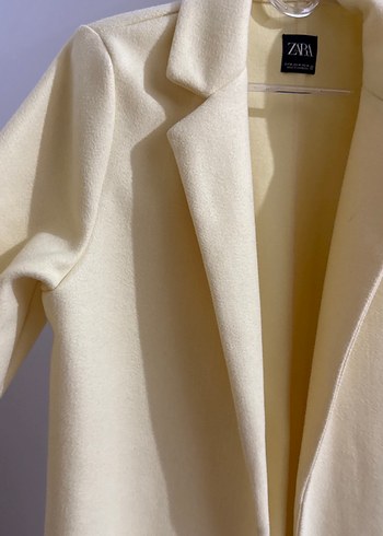 Sarı Düz Kesim Kaban - Görsel 4