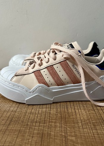 Platform Topuklu Pembe Kadın Spor Ayakkabı - Görsel 5