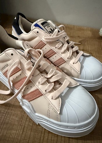 Platform Topuklu Pembe Kadın Spor Ayakkabı - Görsel 4