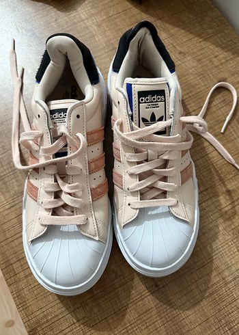 Platform Topuklu Pembe Kadın Spor Ayakkabı - Görsel 3