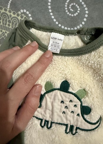 Uzun Kollu Beyaz Erkek Bebek Tulum - Görsel 2