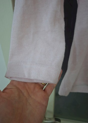 Pembe Uzun Kollu Basic penye - Görsel 4