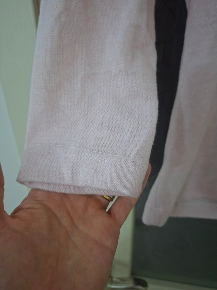 Pembe Uzun Kollu Basic penye - Görsel 4