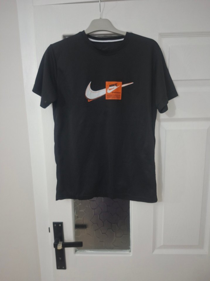 Nike Siyah Baskılı Erkek Tişört - Görsel 3