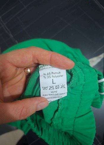 Kadın Yeşil Rahat Kesim Eşofman Altı - Görsel 5